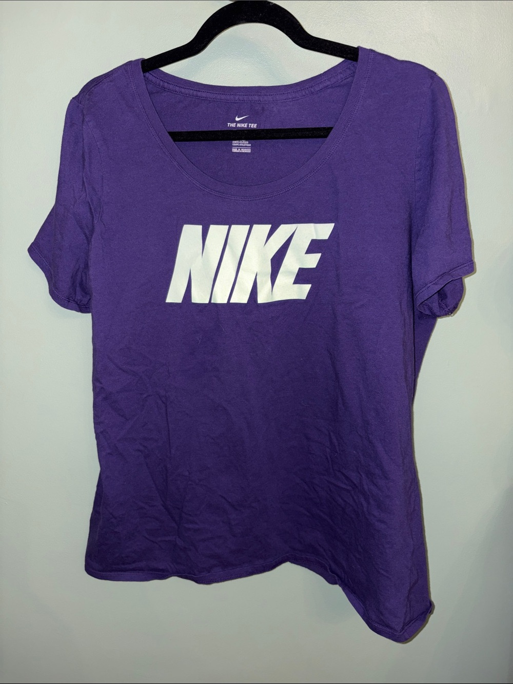 Nike Purple Short-Sleeve Logo Tee